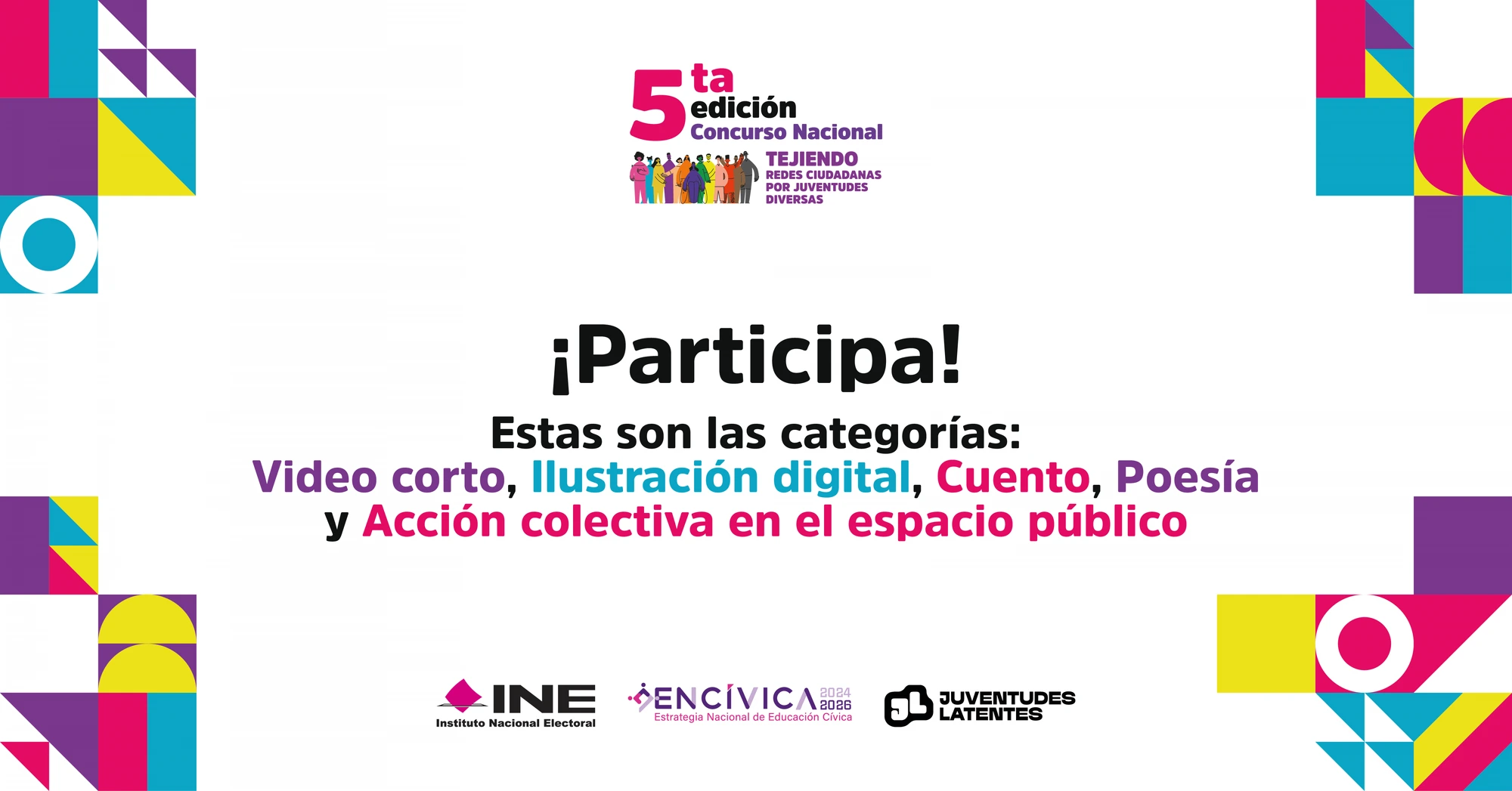 Participa — categorías del concurso